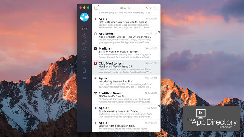 best email client for mac lifehacker